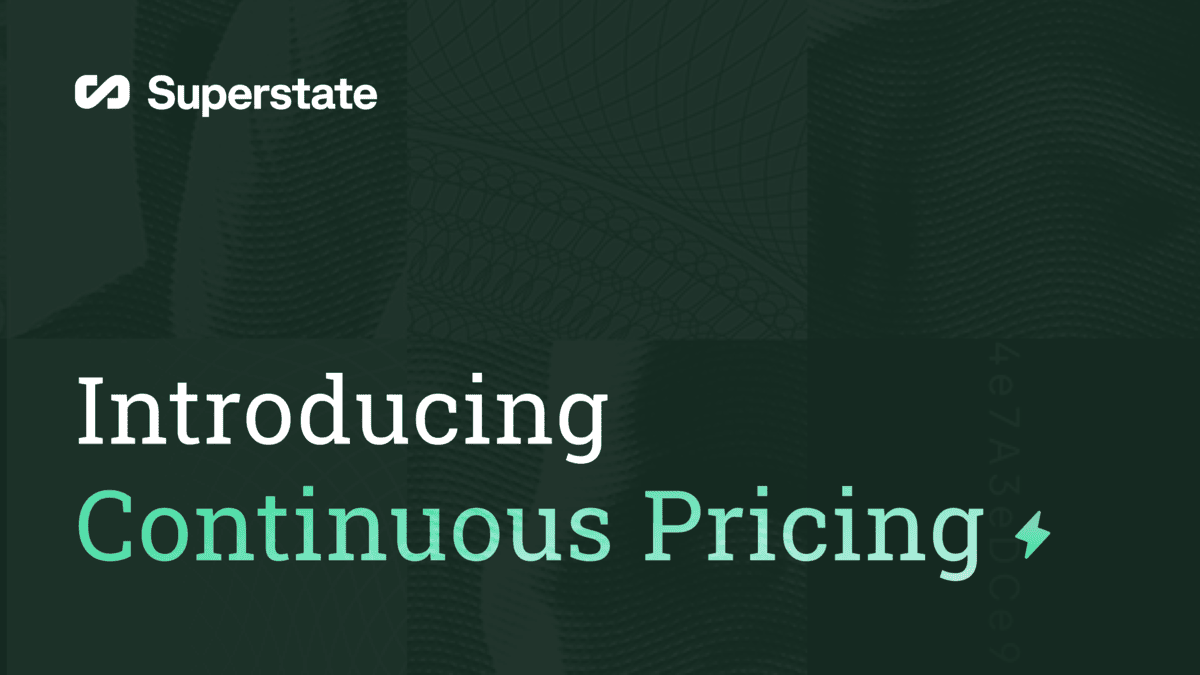 Introducing Continuous Pricing, Offering 24/7/365 Fund Management